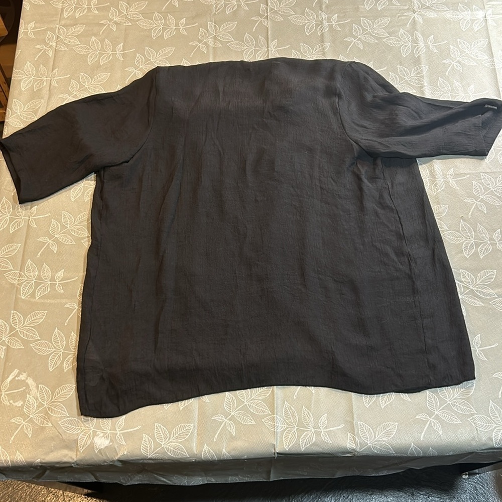 Ladies Alison Sheri Sheer Shirt. - Picture 2 of 5